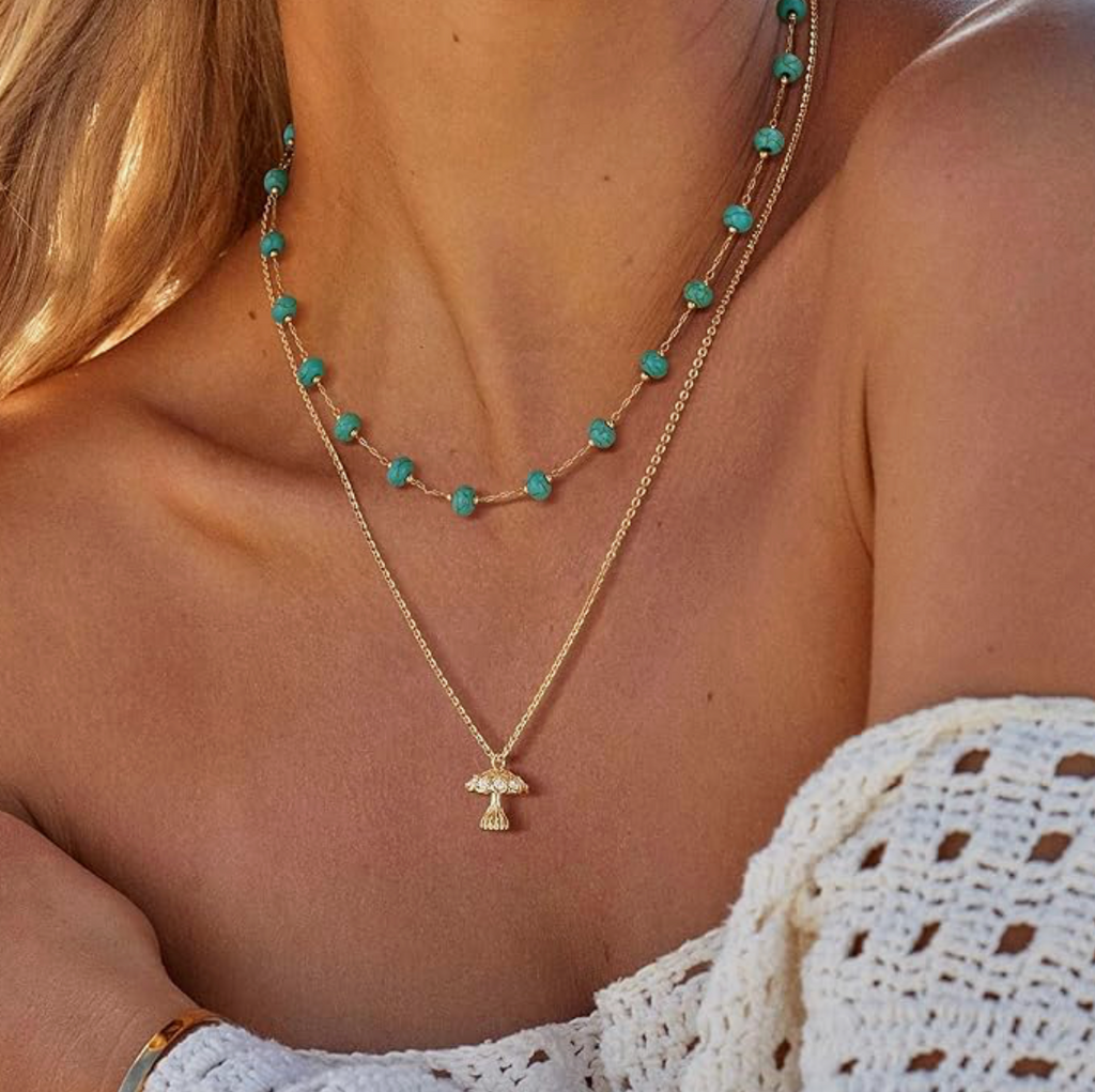 Heishi 18k Gold plated Necklace